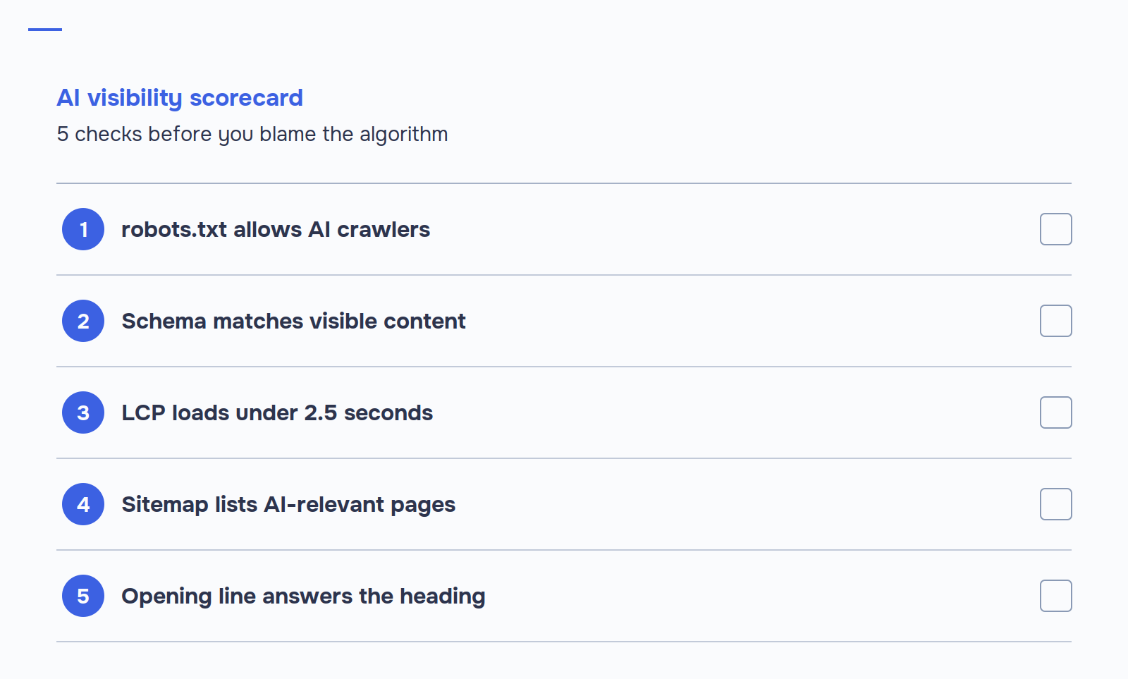 Bar chart comparing pages ChatGPT retrieves (100%) versus pages it actually cites (15%), based on AirOps data.