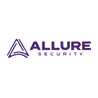 Allure Security logo: purple triangle mark and wordmark on white.
