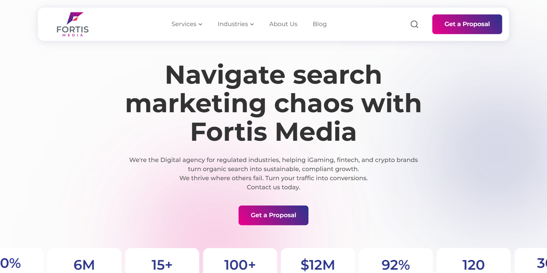 Fortis Media iGaming SEO agency.