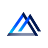 Markmonitor logo: blue gradient double-peak mark on white.