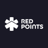 Red Points logo: white asterisk mark and stacked wordmark on dark navy.